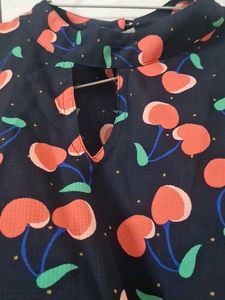 Cherry Print Blouse