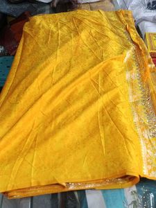 Elegant Yellow Saree