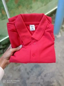 Red Polo Shirt - Size 38