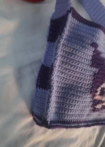 Crochet Kuromi Bag