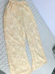 Elegant Beige&amp; Gold Brocade Pants ₹650d price👇