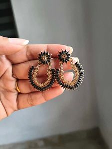 Beautiful Black Colour Earrings