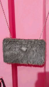 sling fur bag
