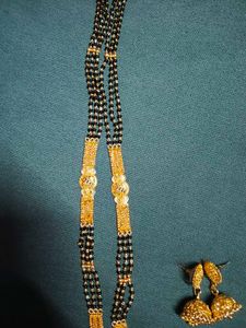 Elegant Gold Mangalsutra Set
