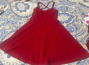 Red Skater Dress