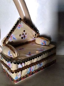 Laddu gopal Ji Bed Vintage Miniature Couch