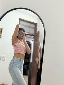 Floral Print Crop Top