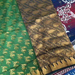 Karishma Green Saree