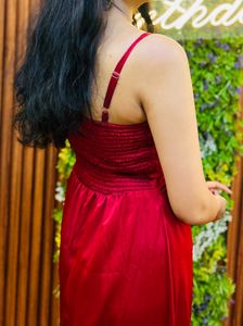 Red Party Gown