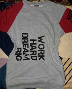 Gray Graphic Print Tee