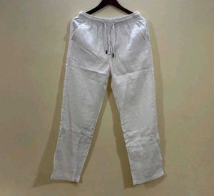 H&M Linen Trouser Organic Blend