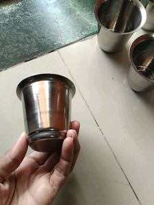 🥤Small Steel Glasses Set Of 6🥤