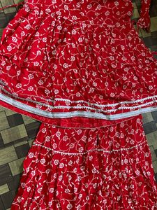 Bridal Red Sharara