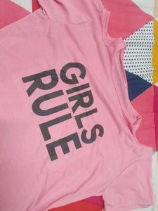 Girls Rule Pink Top