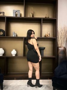 Black One-Shoulder Dress