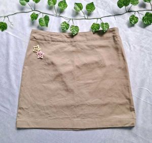 Y2k Beige Skirt