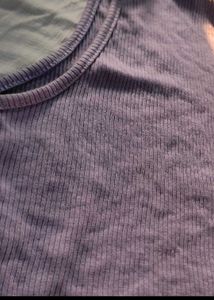 Lilac Turtle Neck Top