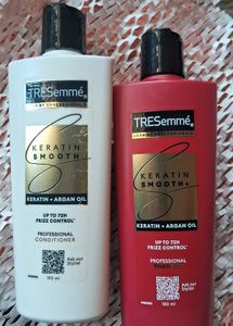tresemme keratin smooth shampoo and conditioner