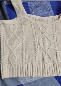 Knit Crop Tank Top