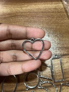 Resin Necklace Open Charm