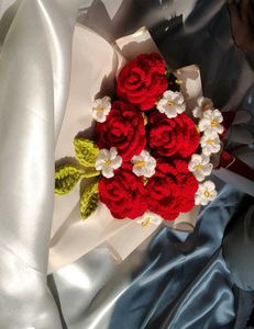 Crochet Rose Bouquet