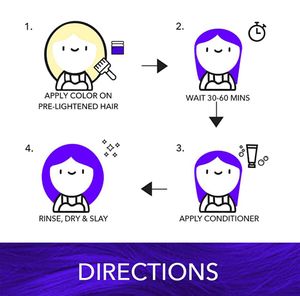 (Pack of 2)Paradyes Violet SemiPermanent Haircolor