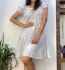 Korean Style Polka Dot Dress