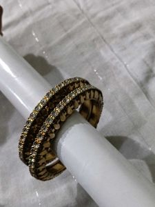 Elegant Gold Bangles - Set of 2