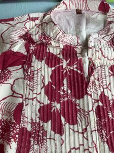 Floral Print short kurta
