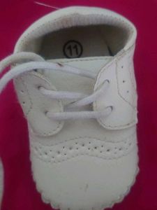 Baby White Shoes - Size 11