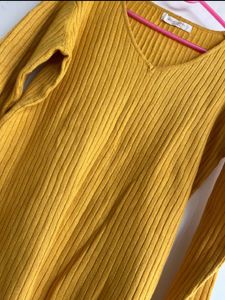 Mustard Knit Sweater