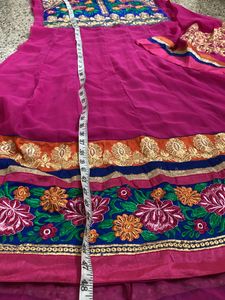 😍New Anarkali Dress Material With Lining
