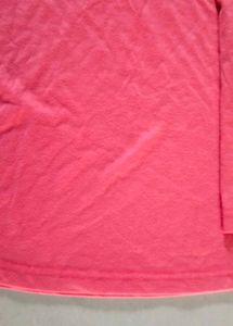 Little girl top with jean paint dress