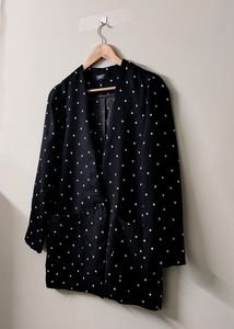 GGOO black and cream polka dots spring/summer jacket