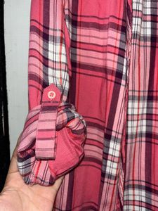 DN MX Pink Plaid Flannel