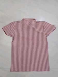 Striped Polo Shirt - Vintage Style