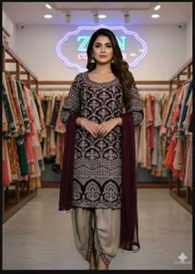New Party Wear Dhoti Suit