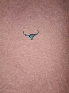 Mauve Long Sleeve V-Neck Tee