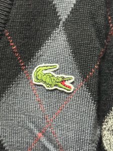 Lacoste Pure Wool Black Cardigan