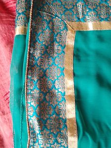 Rama Green Colour Saree