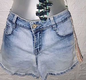 Blue Denim Shorts Small Size Women