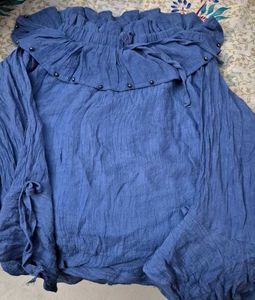 blue fashionable top