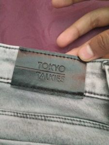 It&#39;s A Distressed Grey Jeans Of Tokyo Talkies