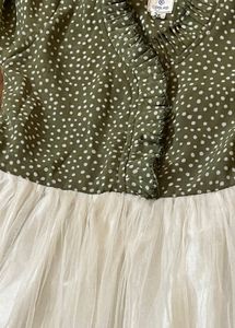 Girls Korean Dress/ Frock/gown Knee Length