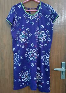 Bandhani Purple Suit