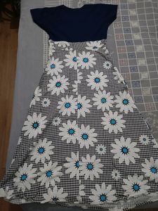 Floral White Dress