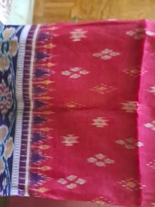 Khandua Pata Pink Saree
