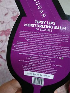 tipsy lipbam with spf