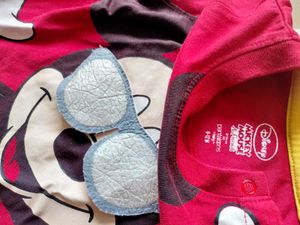Disney toddler shirts, 2-pack, size 2T