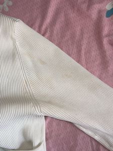 White Long Sleeve Top